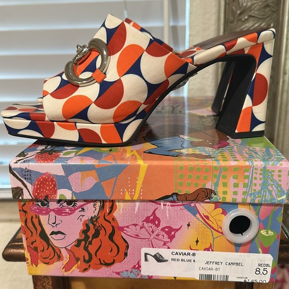 Jeffrey Campbell Caviar Mules - Picture 4 of 6